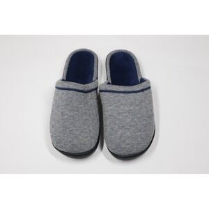 Isotoner Women's Slippers - Grey with Color dots - Size 6.5-7